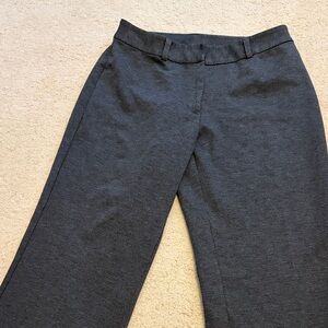 Lands' End Charcoal Wide-Leg Pants